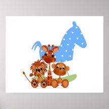 Bébés de jungle d'affiche