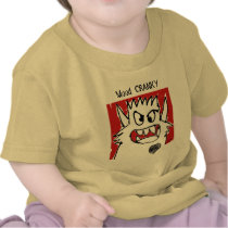 Bébés excentriques mignons de bande dessinée de mo t-shirt