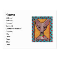 Bedazzled Chihuahua visitekaartjes