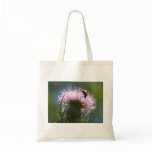 bee on a thistle canvas bags