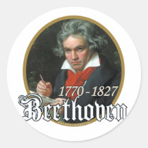 Beethoven Adhésifs Ronds