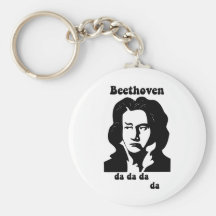 Beethoven drôle porte-clé