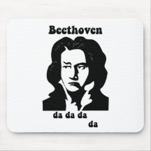 Beethoven drôle tapis de souris