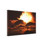 Begin van het Eind Verpakte Canvas Stretched Canvas Afdruk