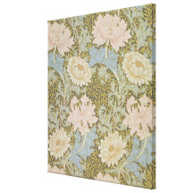 Behang van de "chrysant", 1876 (behang) canvas print  