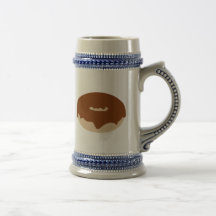 Beignet de chocolat tasse à café