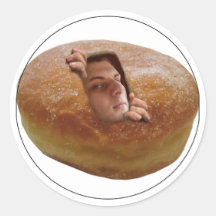 Beignet de type autocollants
