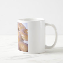 Beignets avec du mon café tasse