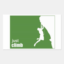 Beklim enkel Sticker