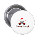 Bel insecte d'amour badges avec agrafe