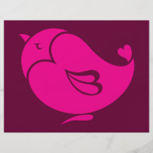 Bel oiseau tract customisé