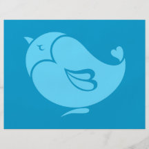 Bel oiseau tract customisé