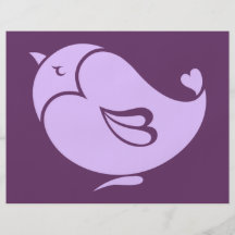 Bel oiseau tract customisé
