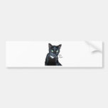 Bela la photo de chat noir adhésifs pour voiture