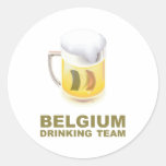 België die Team drink Ronde Sticker