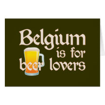 België is voor de Minnaars van het Bier Kaart