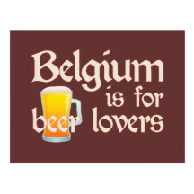 België is voor de Minnaars van het Bier Wens Kaart