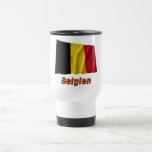 Belgien Fliegende Flagge mit Namen Mokken