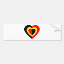 belgique-hart-2. bumpersticker