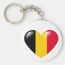 Belgisch hart keychain - Coeur belge Sleutelhanger