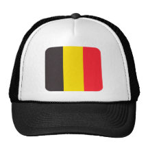 Belgische driekleur van Belgie pet