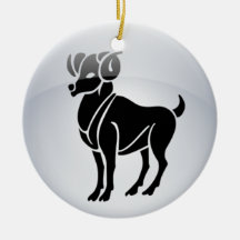 Bélier de zodiaque décorations pour sapins de noël