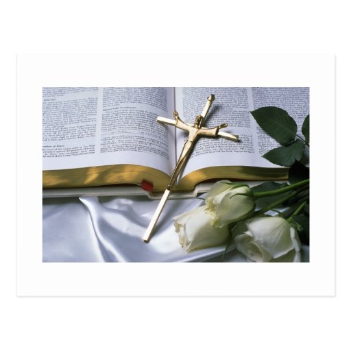Belle carte postale chrétienne de bible