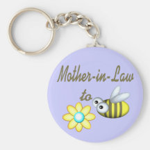 Belle-mère à l'abeille porte-clés