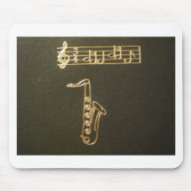 Belle musique de musique tapis de souris