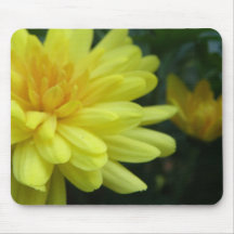 Belles mamans jaunes Mousepad de jardin Tapis De Souris