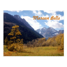 Bells marron carte postale