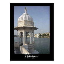 belvédère d'udaipur carte postale