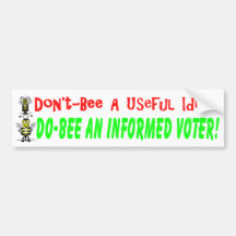 Ben geen Nuttige Idiot Bumperstickers
