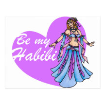 Ben mijn Danser van de Buik Habibi Wenskaarten