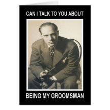 Ben mijn Groomsman voor GRAPPIG Loon - Kaart
