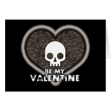 Ben Mijn Wenskaart van de Schedel van de Valentijn