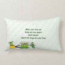 Bénédiction irlandaise coussin