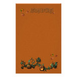 Bénédictions d'automne motifs pour papier à lettre