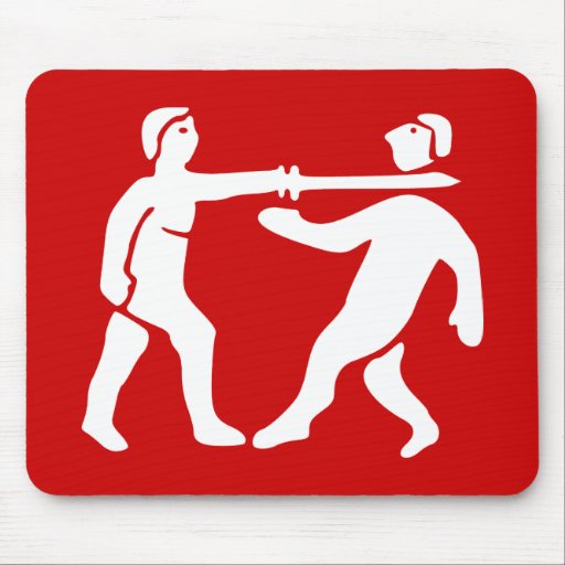 Benin de Vlag/het Embleem van het Imperium Muis Matten