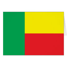 Benin Vlag Wenskaarten