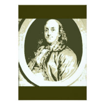 Benjamin Franklin Custom Uitnodigingen