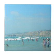berg strand geboortetegeltje