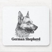 Berger allemand tapis de souris