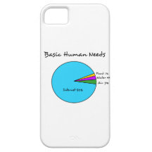 Besoins de base drôles d'humain d'enthousiastes d' iPhone 5 case
