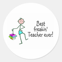 Beste Leraar Freakin ooit Sticker