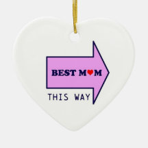 BESTE MUM DIT ORNAMENT VAN MANIER
