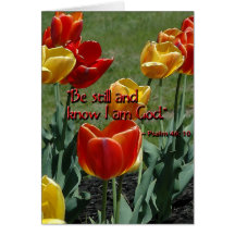 BeStillandKnowIamGod_psalm46Zazzle Carte De Vœux