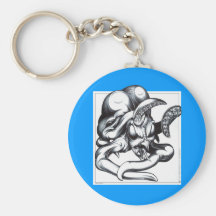 Bête de mer porte-clefs