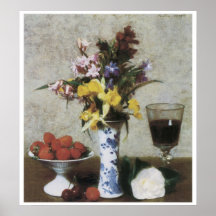 Betrothal Stilleven, 1869 Henri Fantin-Latour Afdruk