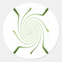 Bevederde Werveling Sticker